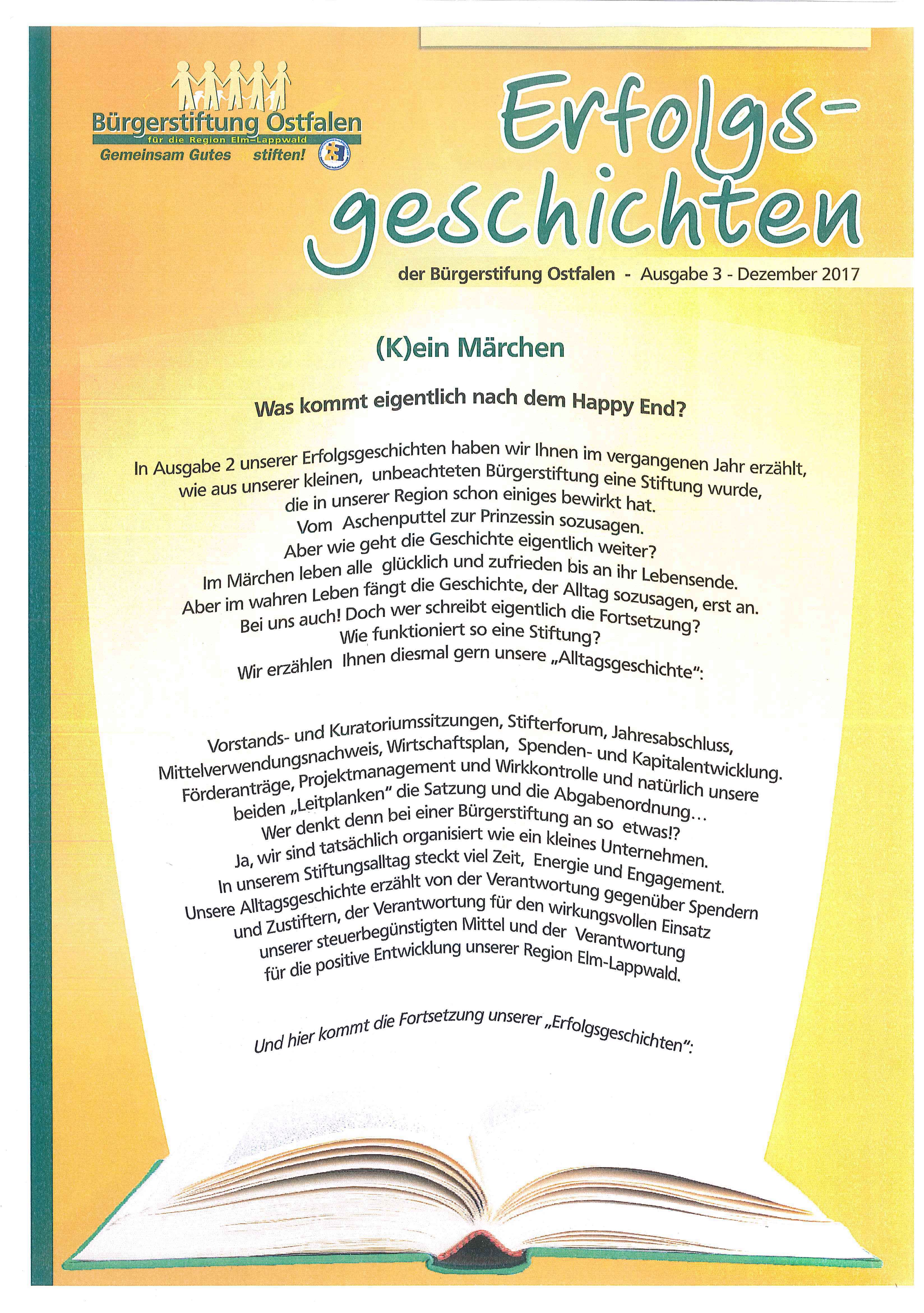Erfolgsgeschichten - die Fortsetzung