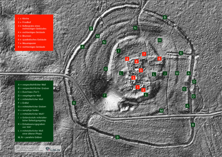 Auszug aus den Geodaten des Landesamtes für Geoinformation und Landvermessung Niedersachsen Copyright 2020 bearb. V:D:Pollok